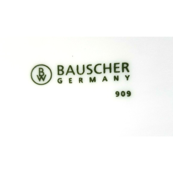 Elegant Vintage Bauscher Germany White Porcelain Gravy Sauce Boat 8.5" - Picture 10 of 11